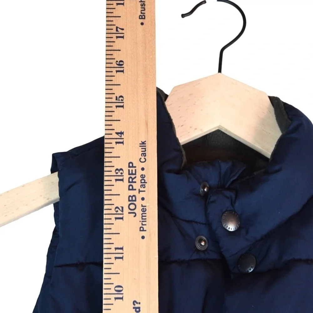 Baby Gap 2T Toddler Navy Puffer Vest Warmest Indigo Quilted Outerwear